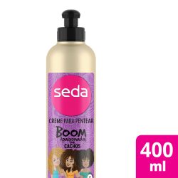 Creme Para Pentear Seda Boom Apaixonadas Por Cachos Com Óleo De Granada 400ml