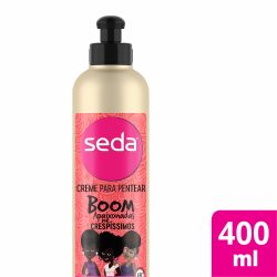 Creme Para Pentear Seda Boom Apaixonadas Por Crespissimos Com Óleo De Argan 400ml
