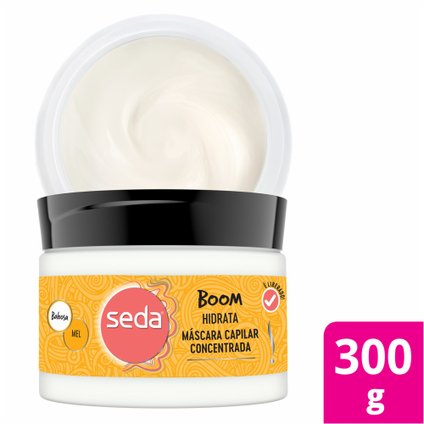 MÁSCARA SEDA BOOM HIDRATAÇÃO COM BABOSA E MEL 300G