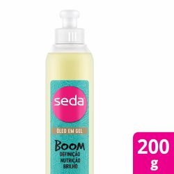 Óleo Em Gel Seda Boom Óleo De Argan E Babosa 200ml