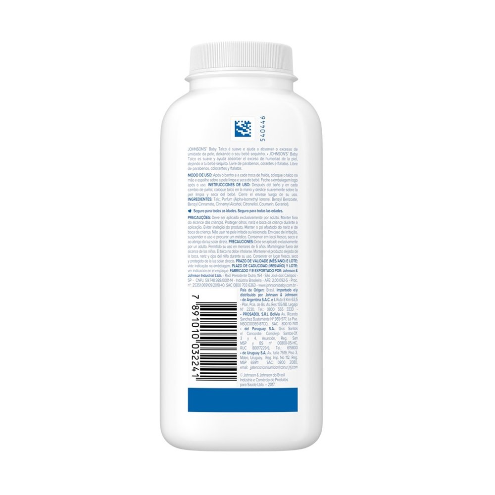 TALCO JOHNSONS BABY PURA PROTEÇÃO 200G