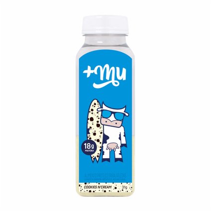 PROTEINA +MU COOKIES  CREAM GARRAFA 31G