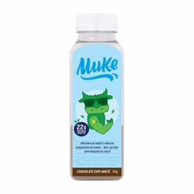 PROTEINA MUKE CHOCOLATE COM AVELÃ VEGETAL GARRAFA 34G