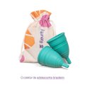 COLETOR MENSTRUAL FLEURITY MINI 2 UNIDADES