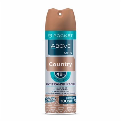 DESODORANTE ABOVE POCKET COUNTRY AER MEN 100ML