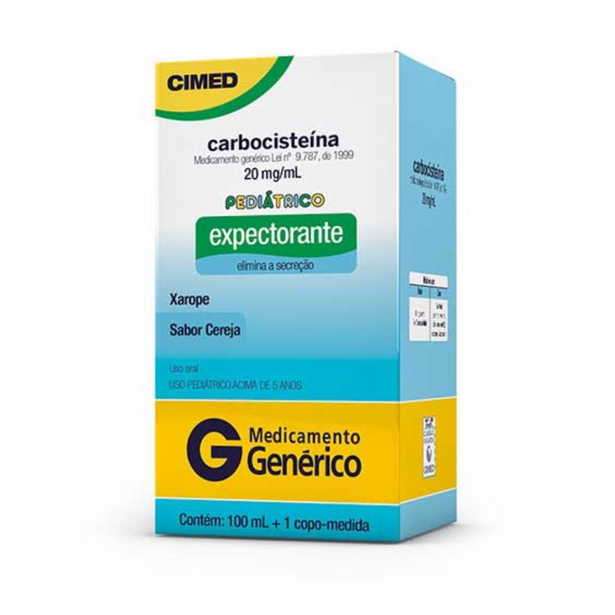 Carbocisteina 20mg Xpe 100ml Cimed Gen Panvel Farmácias