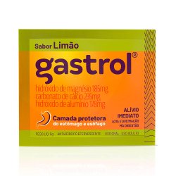 Antiácido Gastrol Pó Efervescente Sabor Limão Sachê 5g
