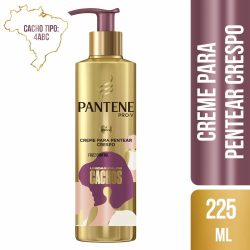Creme De Pentear Pantene Unidas Pelos Cachos Cabelos Crespos 225ml