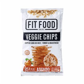 SNACK FIT FOOD VEGGIE CHIPS GRÃO DE BICO TOMATE E MANJERICÃO 40G