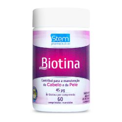 Biotina 45 Mcg Stem 60 Comprimidos Revestidos