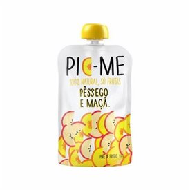 PURÊ DE FRUTAS PICME PÊSSEGO E MAÇÃ 100G