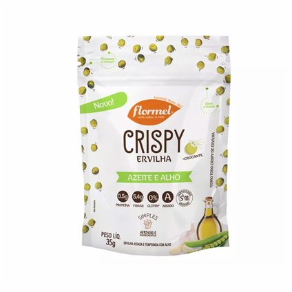 CRISPY FLORMEL ERVILHA, AZEITE E ALHO 35G