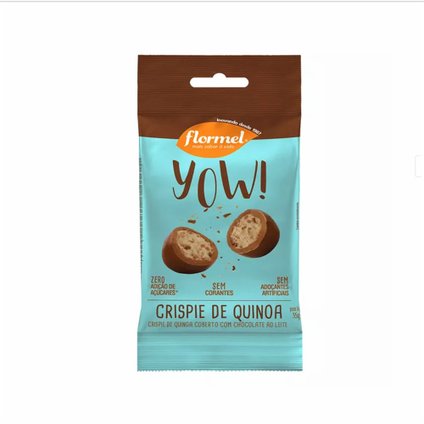 CHOCOLATE DRAGEADO FLORMEL YOW CRISPIE DE QUINOA 35G