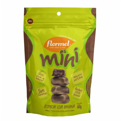 BOMBOM FLORMEL MINI BANANA 60G