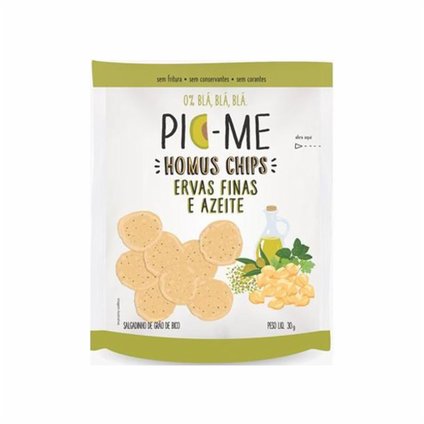 SNACK PICME HOMUS AZEITE E ERVAS FINAS 30G