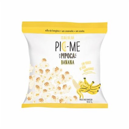PIPOCA PICME BANANA 55G