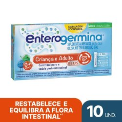 Probiótico Enterogermina Plus 10 Frascos 5 Ml Cada