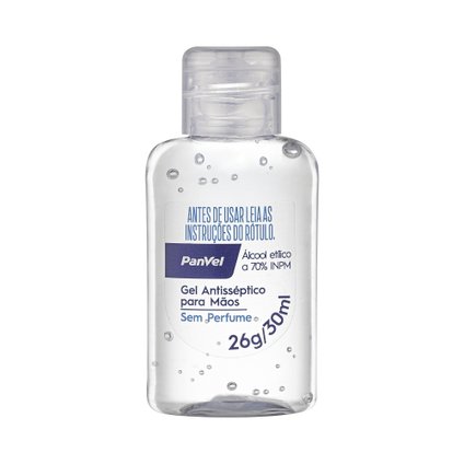 GEL ANTISSÉPTICO PANVEL SEM FRAGRÂNCIA 30ML