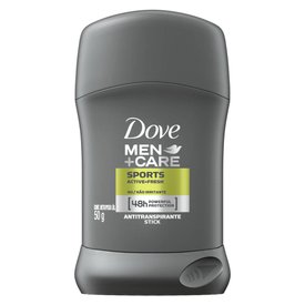 DESODORANTE ANTITRANSPIRANTE EM BARRA SPORTS ACTIVE FRESH DOVE MEN+CARE 50G