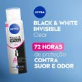 KIT DESODORANTE AEROSOL NIVEA BLACK WHITE CLEAR LEVE MAIS PAGUE MENOS 2 UNIDADES 150ML CADA