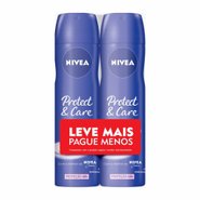 Kit Desodorante Aerosol Nivea Protect E Care Leve Mais Pague Menos 2 Unidades 150ml Cada