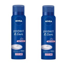 Kit Desodorante Aerosol Nivea Protect Care Leve Mais Pague Menos 2 Unidades 150ml Cada