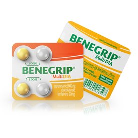 ANTIGRIPAL BENEGRIP MULTI DIA BLISTER 4 COMPRIMIDOS
