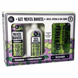 Kit Lola Menta Bonita Shampoo 250ml + Condicionador 180ml + Necessaire