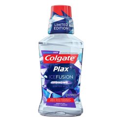 Enxaguante Bucal Zero Álcool Winter Mint Colgate Plax Ice Fusion Frasco 250ml