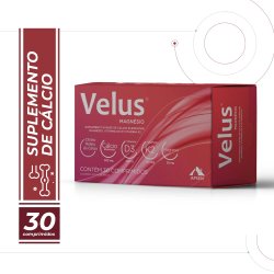 Suplemento Alimentar Magnésio Velus Com 30 Comprimidos Apsen