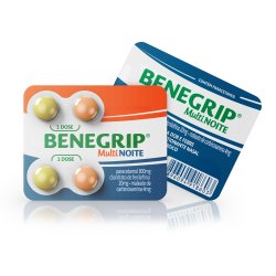 Antigripal Benegrip Multi Noite Blister 4 Comprimidos