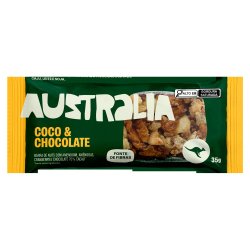 Barra De Nuts Australia Coco E Chocolate 35g