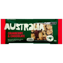 Barra De Nuts  Australia Cranberry E Chocolate 35g