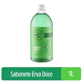 SABONETE LÍQUIDO PANVEL SEMPRE BEM ERVA DOCE REFIL 1L