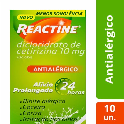 REACTINE 10 CÁPSULAS