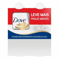 Kit Dove Roll-on Original 2un 50ml Cada /50% Desc Seg Unidade
