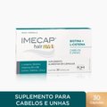 IMECAP HAIR MAX VITAMINAS PARA CABELOS E UNHAS COM CISTEÍNA 30 CÁPSULAS