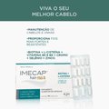 IMECAP HAIR MAX VITAMINAS PARA CABELOS E UNHAS COM CISTEÍNA 30 CÁPSULAS
