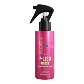 PROTETOR TÉRMICO E SPRAY FINALIZADOR CAPILAR BIO EXTRATUS MAIS LISO 100ML