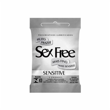 PRESERVATIVO SEX FREE SENSITIVE 3UN