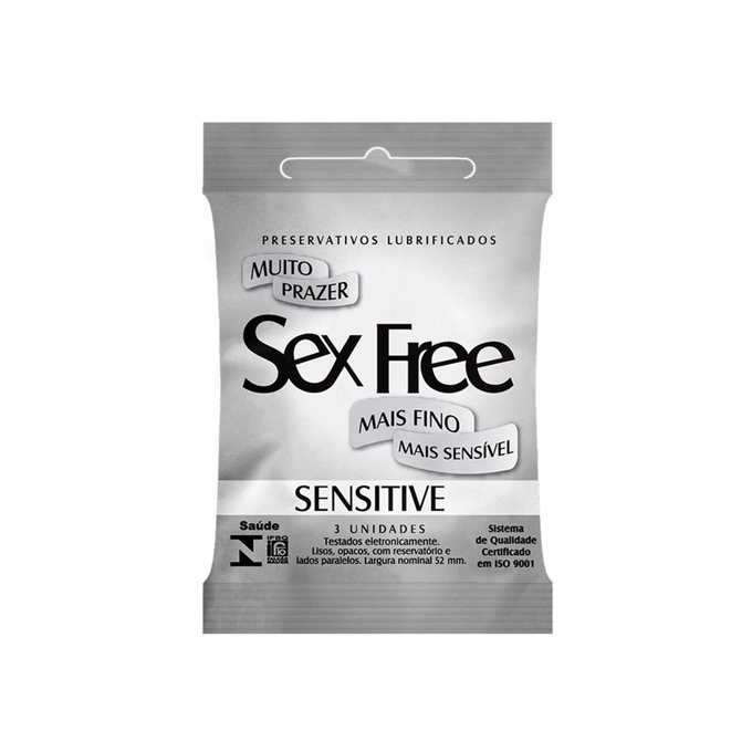 Preservativo Sex Free Sensitive 3un Panvel Farmácias 0140