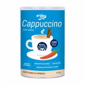 CAFÉ +MU CAPPUCCINO COM CANELA E PIMENTA WHEY 200G