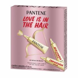 Pantene Love Is In The Hair Kit Ritual De Beleza Ampolas 3 Unidades