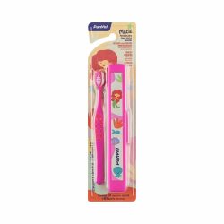 Escova Dental Infantil Panvel Macia Rosa Sereia