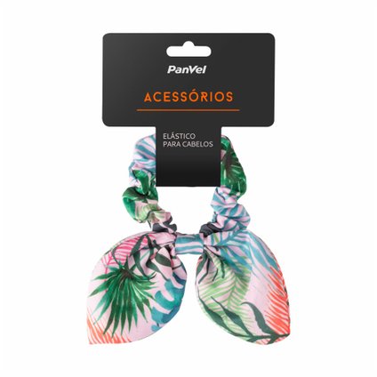 ELÁSTICO DE CABELO SCRUNCHIE COM LAÇO PANVEL ACESSORIOS COLEÇÃO NEON - EDIÇÃO LIMITADA