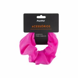 Elástico De Cabelo Scrunchie Panvel Acessórios Rosa Neon Tropical