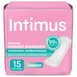 Protetor Diario Intimus Tecnologia Antibacteriana 15 Unidades