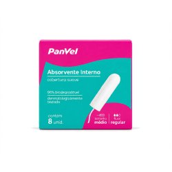 Absorvente Interno Panvel Essencial Médio 8 Unidades