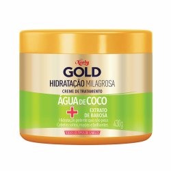 Creme De Tratamento Niely Gold Hidratação Milagrosa Água De Coco + Extrato De Babosa 430g