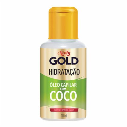 ÓLEO CAPILAR COM COCO NIELY GOLD HIDRATAÇÃO MILAGROSA